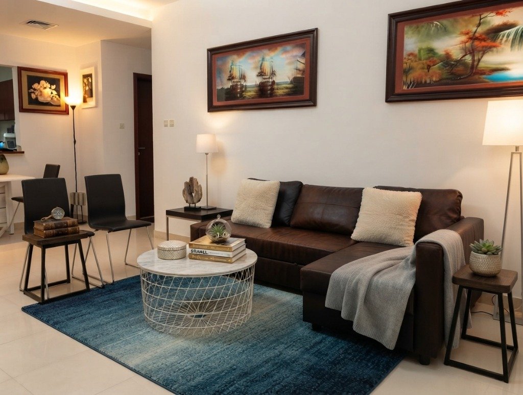 The Meridian Leather Living Lounge