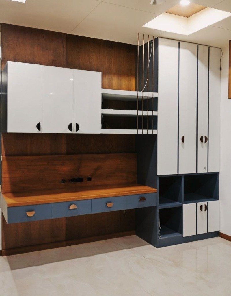 Integrated Wardrobe & Study Suite